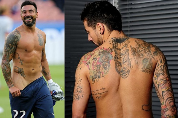 Топ-7 футболистов с крутыми татуировками по мнению tattookiev.org