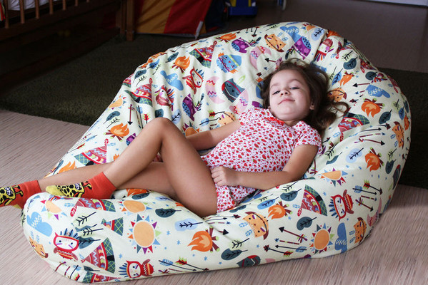 Замечательное кресло-мешек для комфорта вашего ребенка