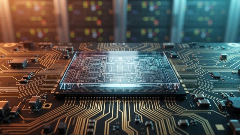 Эра искусственного интеллекта меняет глобальный баланс: Тайвань демонстрирует рекордный экономический скачок Передовой микрочип для систем искусственного интеллекта на печатной пл