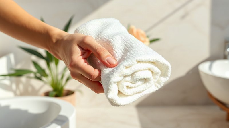 Обвисание кожи после резкого похудения: как вернуть тонус тканям без пластической хирургии Красивые и ухоженные женские руки бережно держат натуральное хлопковое