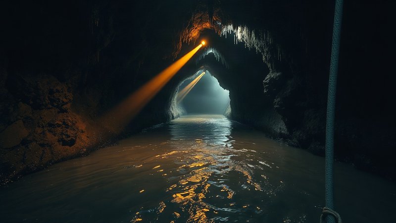 Выживший в недрах Гималаев: десять суток в затопленном гидротоннеле Непала Затопленный скальный тоннель гидроэлектростанции с лучами спасательных