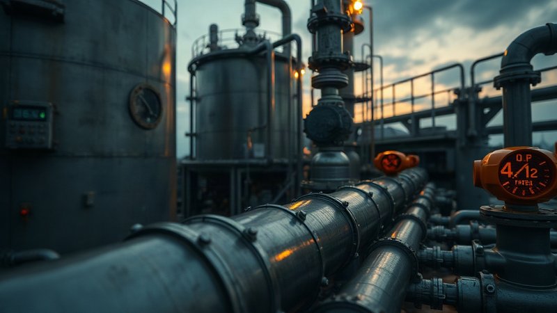 Нефтяные котировки рухнули ниже ключевых отметок на фоне дипломатических ожиданий Промышленный резервуарный парк и нефтепроводная система крупного экспо