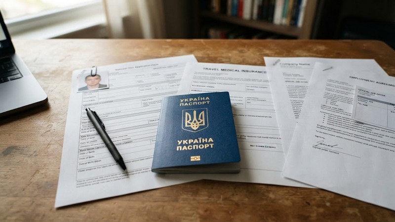Підготовка та перевірка пакета документів для польської візи.
